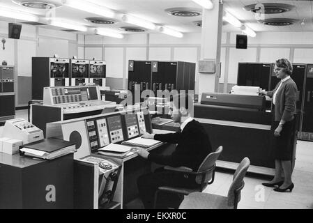 Raketenstarts Royal Air Force Station auf Snod Hill in North York Moors, England. Ein Radar-Basis und ein Teil von den USA kontrolliert Ballistic Missile Early Warning System (BMEWS) 1963 Stockfoto