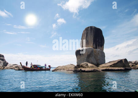 Thailand, Nationalpark Ta Ru Tao. Koh Hin Sorn. Stockfoto