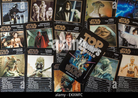 Top Trumps Specials Karten Star Wars Stockfoto