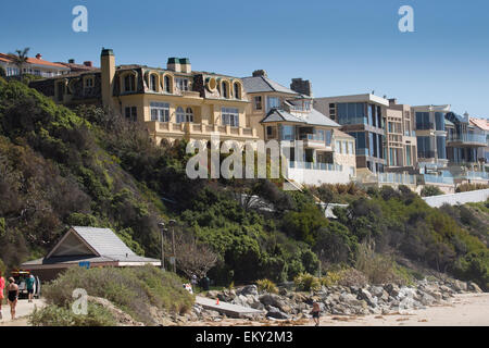 Küste Luxus-Immobilien an der Strand Dana Point, Kalifornien Stockfoto