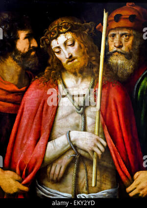 Ecce Homo 1515 Bernardino Luini (1480/82 – 1532) Norden italienischer Maler von Leonardo da Vincis Kreis. Deutsch Deutschland Stockfoto