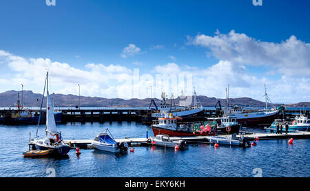 Der Hafen von Gairloch, Wester Ross, Highlands von Schottland Stockfoto