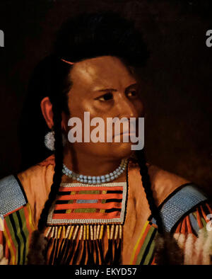 Chief Joseph - Nez Perce 1878 Cyrenius Hall Stockfoto