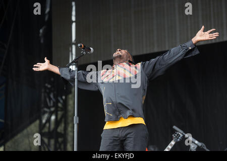 Jimmy Cliff führt beim Austin City Limits Music Festival.  Mitwirkende: Jimmy Cliff wo: Austin, Texas, Vereinigte Staaten, wann: 11. Oktober 2014 Stockfoto