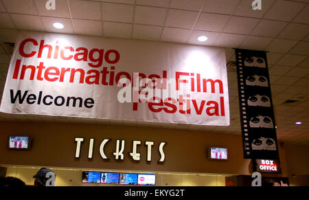 Die 50. Chicago International Film Festival 18. jährliche schwarz Perspektiven-Programm: "Beyond The Lights" und "Wörter mit Götter" bei AMC River East Theater - Ankünfte mit: Atmosphäre wo: Chicago, Illinois, USA bei: 10. Oktober 2014 Stockfoto