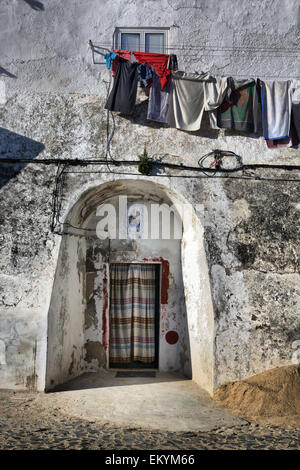 Emblematische populäre Architektur in Campo Maior, Alentejo, Portugal Stockfoto