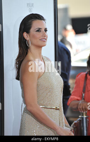 LOS ANGELES, CA - 15. Juni 2012: Penelope Cruz LA Film Festival premiere ihres Films "To Rom With Love" im Regal Kinos LA Live. Stockfoto