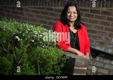 14.04.15. MANCHESTER, England.   Mona Siddiqui Manchester Grammar School. Stockfoto