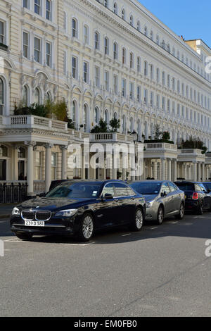 Queen's Gate Terrasse, Royal Borough von Kensington und Chelsea, London SW7, Vereinigtes Königreich Stockfoto