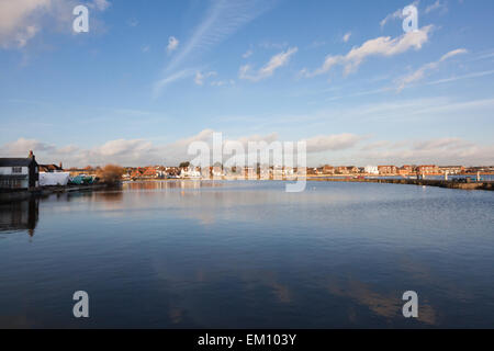 Der Pantoffel Teich, Emsworth, Hampshire, UK Stockfoto