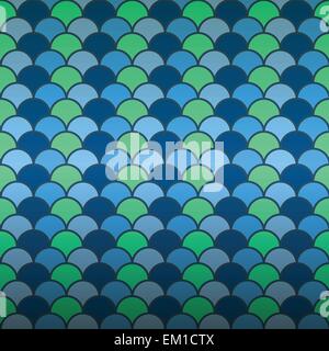 Nahtlose Fisch Skala Muster Hintergrund, Lager Vektor Stock Vektor