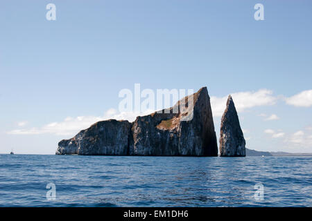 Kicker Rock, Leon Dormido, San Cristobal Insel, Galapagos-Inseln, Ecuador, Südamerika Stockfoto