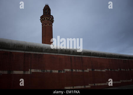 18.02.2015. Manchester, UK. GV der HMP Manchester (aka Strangeways Gefängnis). © Joel Goodman/Alamy Live-Nachrichten Stockfoto