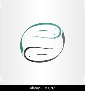 Wels beschriften Symbol Tier stilisierte Design-element Stock Vektor