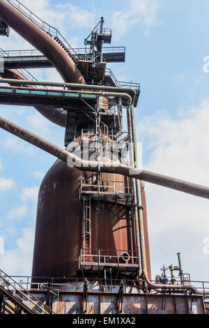 Alten Hochofens in Ostrava Dolni Vitkovice Tschechien Stockfoto