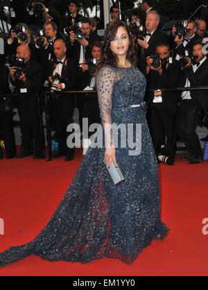 CANNES, Frankreich - 25. Mai 2012: Ashwarya Rai bei der Gala-Vorführung von "Cosmopolis" in Cannes. 25. Mai 2012 Cannes, Frankreich Stockfoto