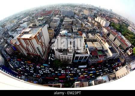 Die Stadtansicht von Bangkok, Thailand Stockfoto