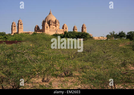 Umaid Bhawan Palace Jodhpur, Rajasthan, Indien Stockfoto