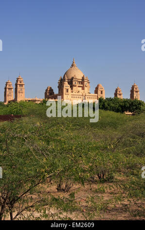 Umaid Bhawan Palace Jodhpur, Rajasthan, Indien Stockfoto