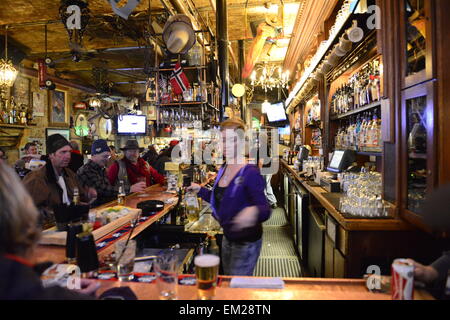 Das No Name Saloon & Grill in Park City, Utah ist trotzig die beliebteste Kneipe / bar in der Stadt. Stockfoto