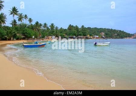 Unawatuna Beach in Sri Lanka Stockfoto