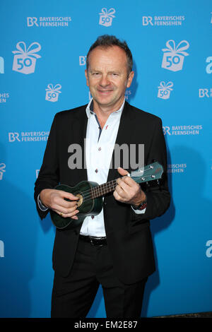 50. Jahrestag des deutschen regionalen Fernsehsenders Bayerischer Rundfunk im Studio 9 in den Studios der Bavaria Filmstadt Featuring: Willy Astor wo: München, Deutschland: 11. Oktober 2014 Stockfoto