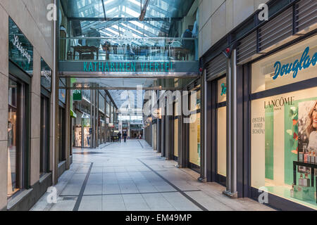 Katharinen Viertel Einkaufszentrum in der Stadt Bremen, Deutschland Stockfoto