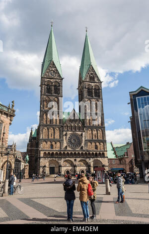 Der Bremer Dom in der Stadt Bremen, Deutschland Stockfoto