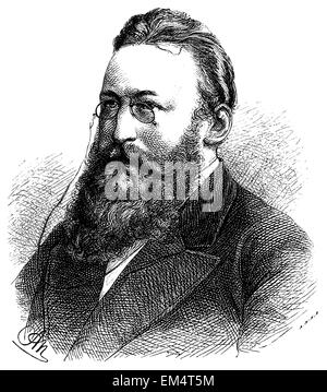 Ludwig Anzengruber (geboren 29. November 1839) Stockfoto