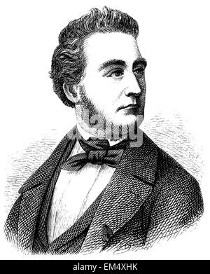 Heinrich Wilhelm August Freiherr von Gagern (geboren 20. August 1799, gestorben 22. Mai 1880) Stockfoto