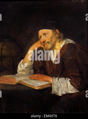 Der Philosoph Heraklit (Heraclitus von Ephesus 535-475 v. Chr.) vorsokratischen griechischen Philosoph) 1648 Gerard ter Borch 1617-1681 Niederlande Niederlande Stockfoto