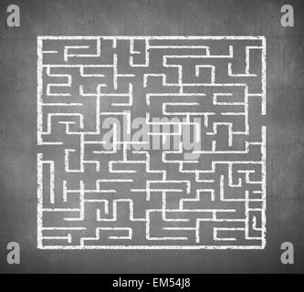 Abstrakte Labyrinth Stockfoto