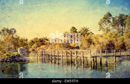 Waldlandschaft Stockfoto