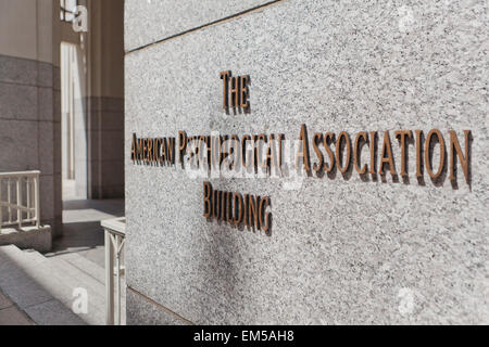 Die American Psychological Association - Washington, DC USA Stockfoto