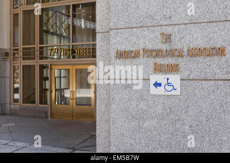 Die American Psychological Association - Washington, DC USA Stockfoto