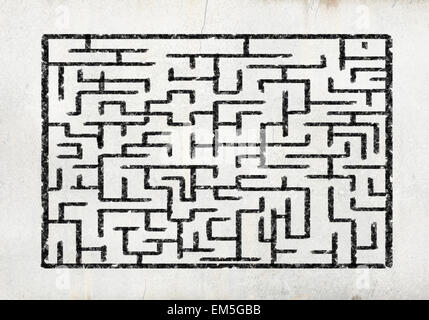 Abstrakte Labyrinth Stockfoto
