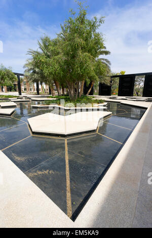 Die Weisheit Garten am neuen Mushrif Central Park in Abu Dhabi, Vereinigte Arabische Emirate Stockfoto