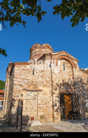 Kirche St. Johannes der Täufer in alte historische Stadt Nessebar, Bulgarien. Schwarzmeer-Küste Stockfoto