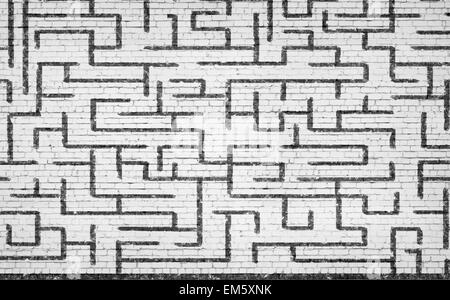 Abstrakte Labyrinth Stockfoto