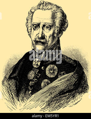 Gebhard Leberecht von Blücher (16. Dezember 1742 – 12. September 1819), preußischer Generalfeldmarschall Stockfoto