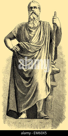 Benvenuto Cellini (1500-1571), italienischer Goldschmied, Bildhauer, Maler, Soldat und Musiker Stockfoto