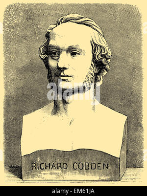 Richard Cobden (1804-1865), britischer Hersteller und Politiker Stockfoto