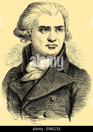 Georges Jacques Danton (1759-1794), politischer Führer der französischen Revolution Stockfoto