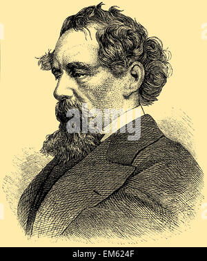 Charles Dickens (1812 – 1870), britische Schriftstellerin Stockfoto