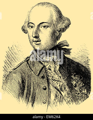 Joseph II., Kaiser des Heiligen Römischen Reiches (1741 – 1790) Stockfoto