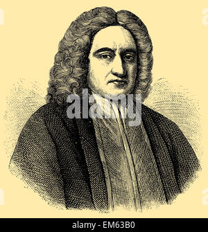 Edmond Halley (1656 – 1742), englischer Astronom Royal Stockfoto