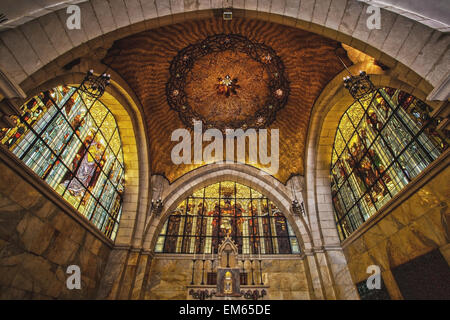 Israel, Innenraum der Kirche der Geißelung; Jerusalem Stockfoto