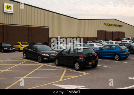 Wm Morrison Supermärkte plc, Trading als Morrisons, ist die vierte größte Kette von Supermärkten im Vereinigten Königreich und ist in Bradford, West Yorkshire mit Sitz Stockfoto