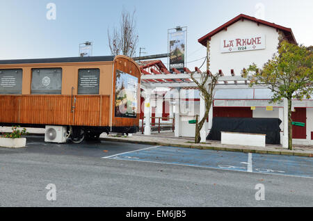 Petit train De La Rhune Stockfoto