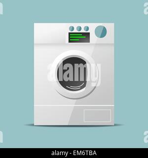 Waschmaschine-flache Vektor-design Stock Vektor